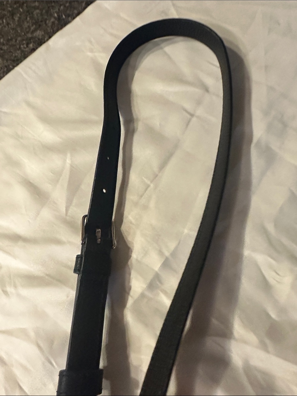 Kate Spade Adjustable Black Leather Replacement Strap with Goldtone Hardware - Picture 6 of 10